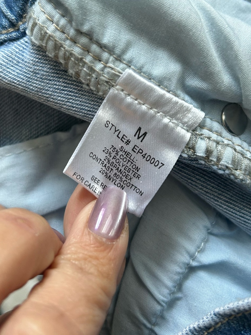 Oli & Hali Light Blue Denim Jeans with Elastic Waist - Picture 14 of 15